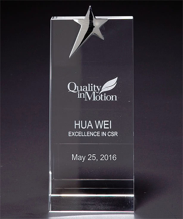 Skyward Star Medium Optically Perfect Award
