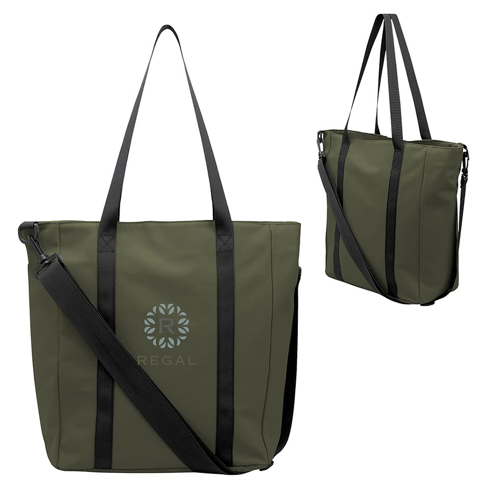 Hudson Recycled Leatherette Computer Tote Bag