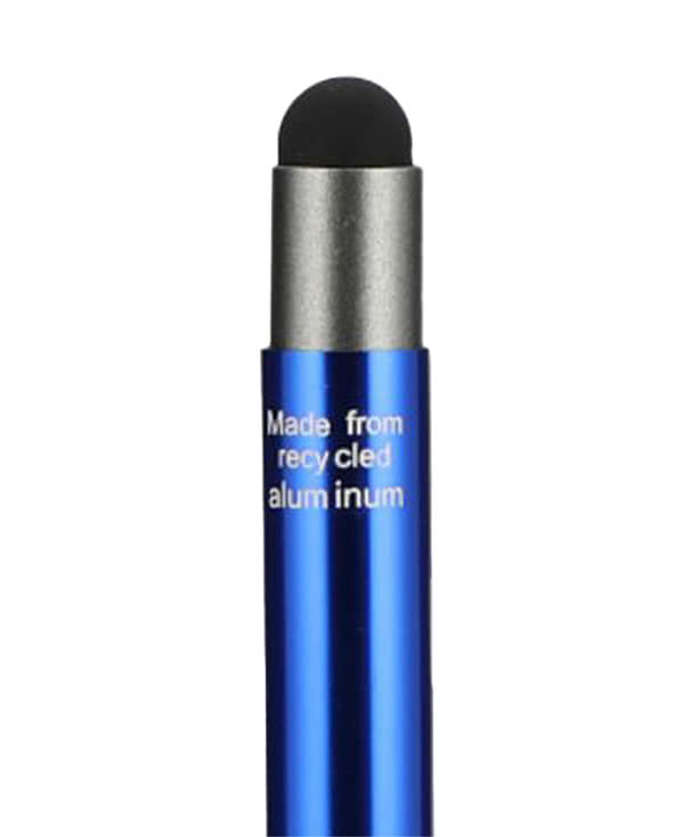 Full Color Recycled Aluminum Stylus Gel Pen (black ink)