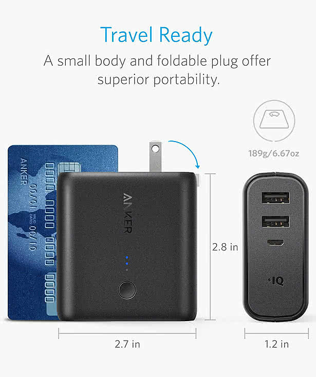 Anker PowerCore Fusion 5,000 mAh Charger
