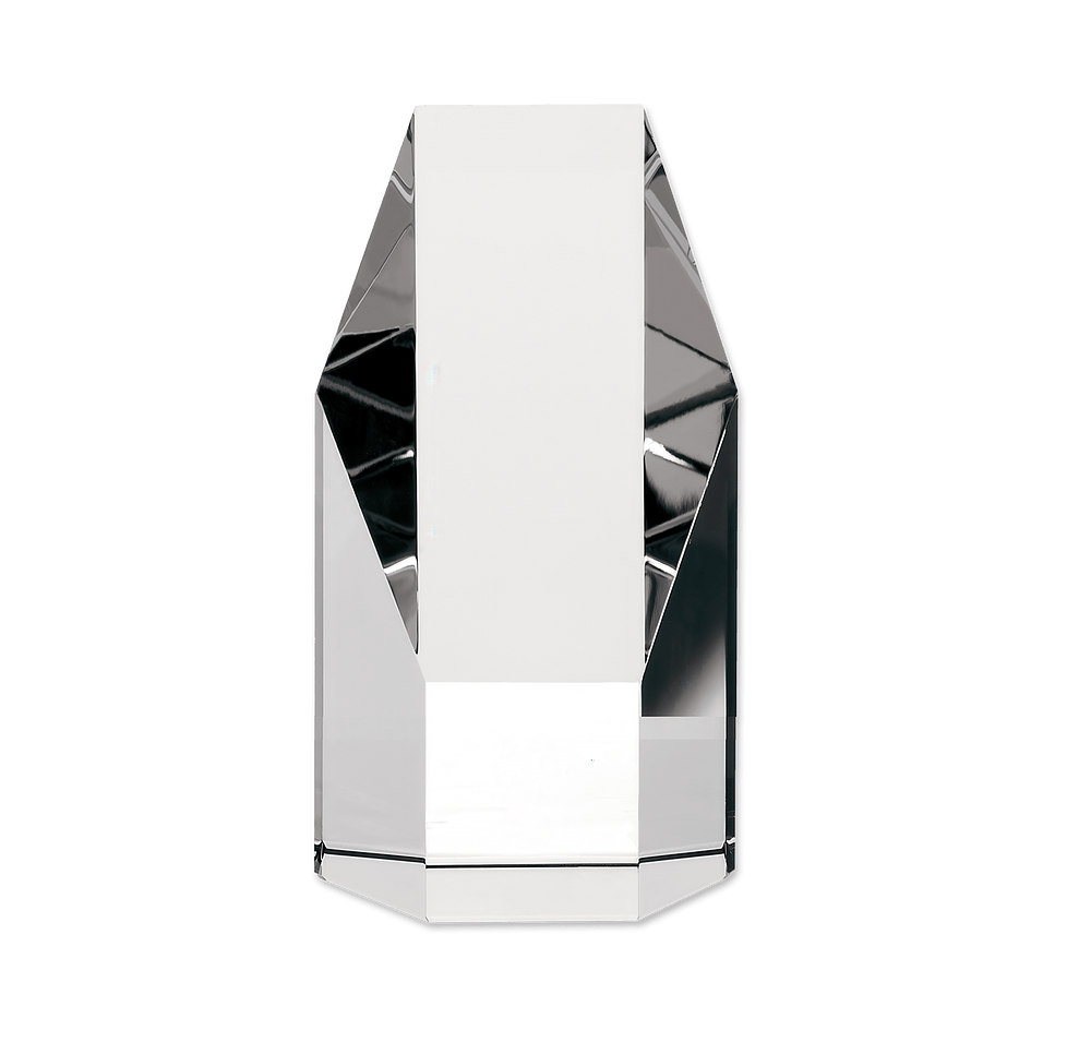 Laser Engraved 5" Hexagonal Tower Award-default