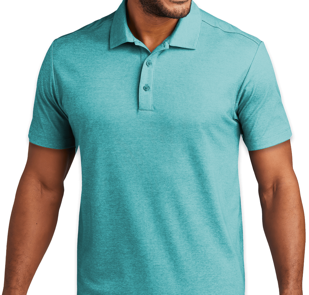 Port Authority Fine Performance Pique Blend Polo - Embroidered-default
