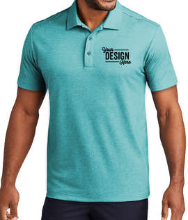 Port Authority Fine Performance Pique Blend Polo - Color: Dark Teal Heather