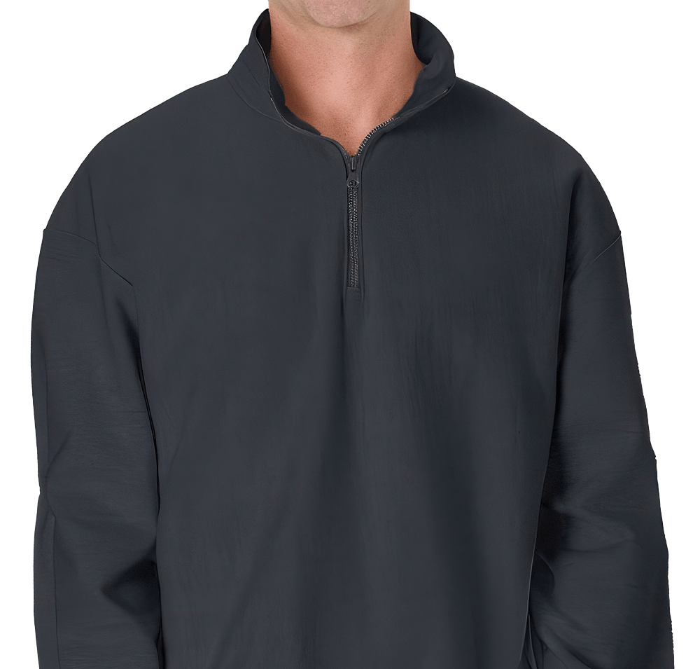 Hanes Beefy Sweats Heavyweight Quarter Zip Sweatshirt-default