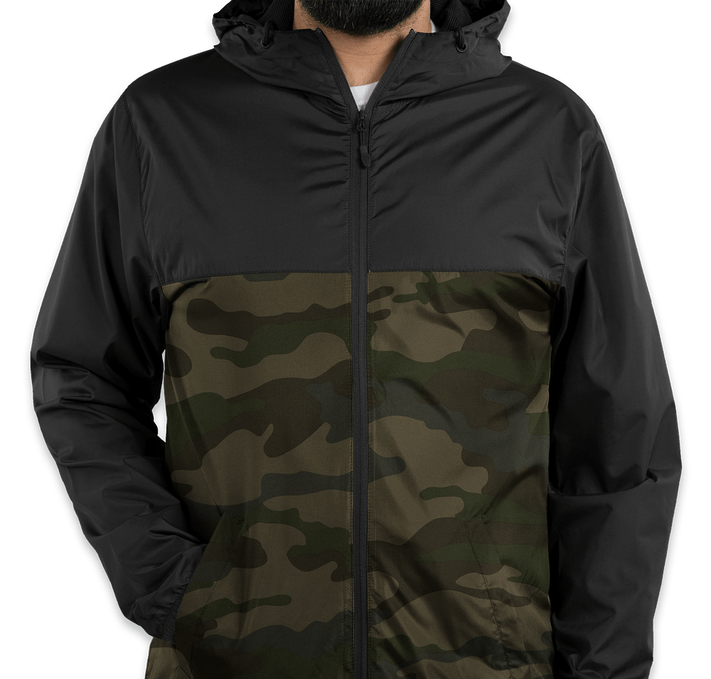 Independent Trading Colorblock Lightweight Full Zip Jacket-default