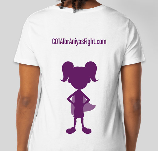 Aniya's Fight Fundraiser - unisex shirt design - back