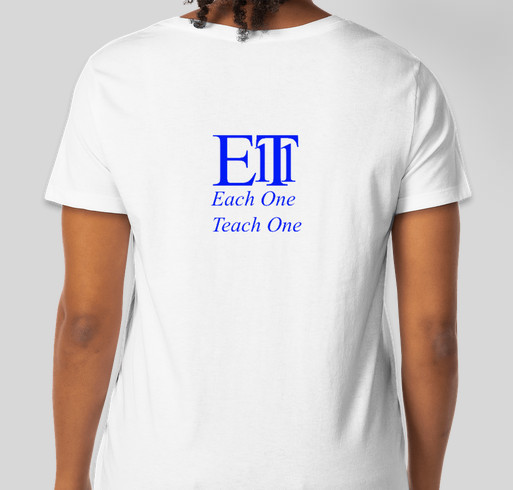 Each1 Teach1 Fundraiser - unisex shirt design - back