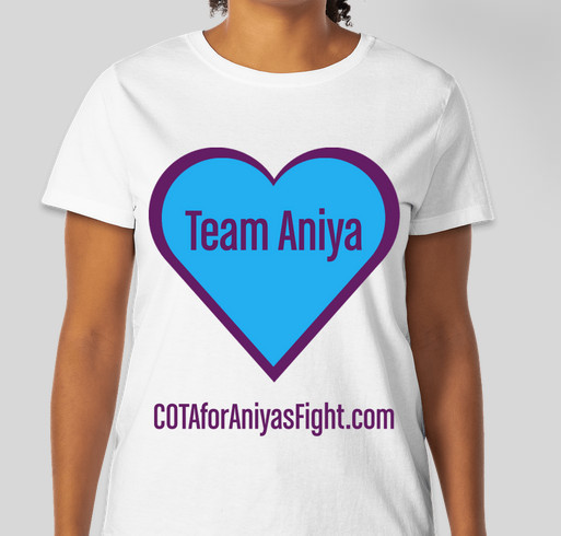 Aniya's Fight Fundraiser - unisex shirt design - front