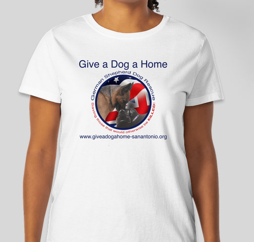 Help us to continue to save the MAGNIFICENT German Shepherd Dog Fundraiser - unisex shirt design - front