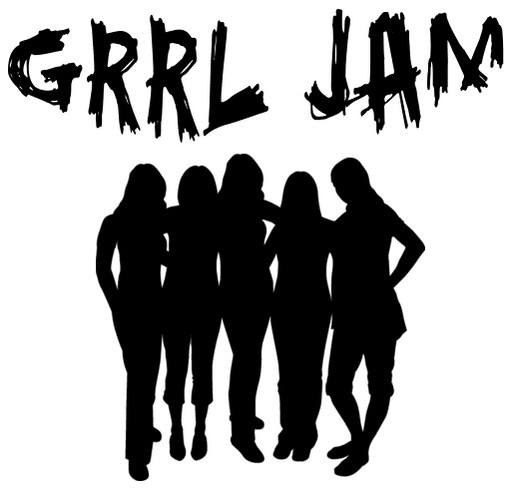 Grrl Jam Supports Wishlist Foundation! shirt design - zoomed