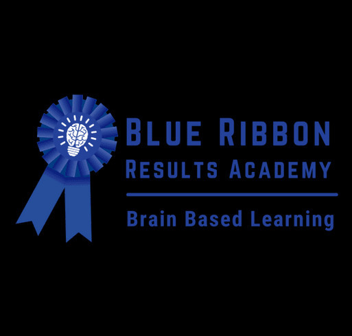 Blue Ribbon Results Academy shirt design - zoomed