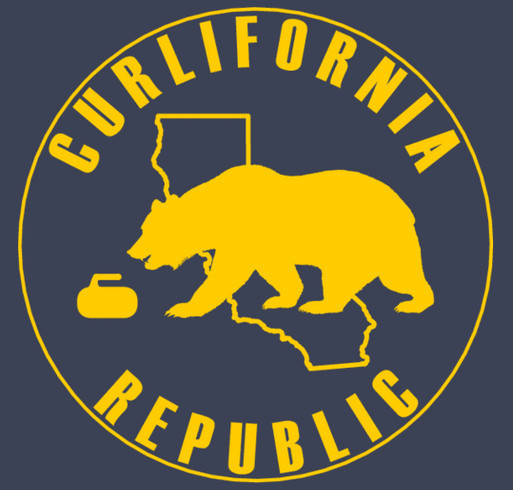 Curlifornia Republic shirt design - zoomed