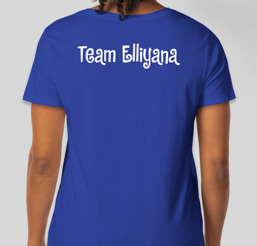Elli's Fight Fundraiser - unisex shirt design - back