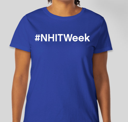 U.S. National Health IT Week Fundraiser - unisex shirt design - front