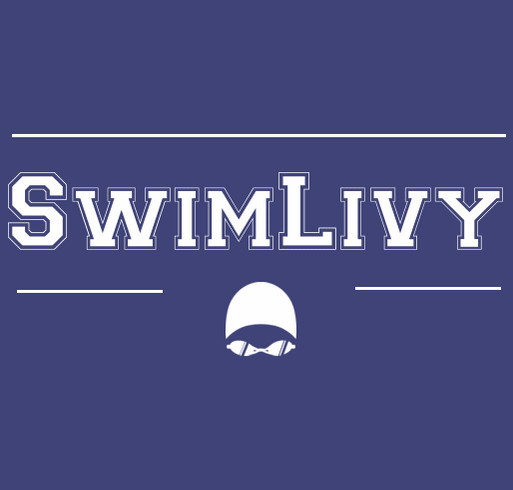 SwimLivy - Olivia Rogers Swimming shirt design - zoomed