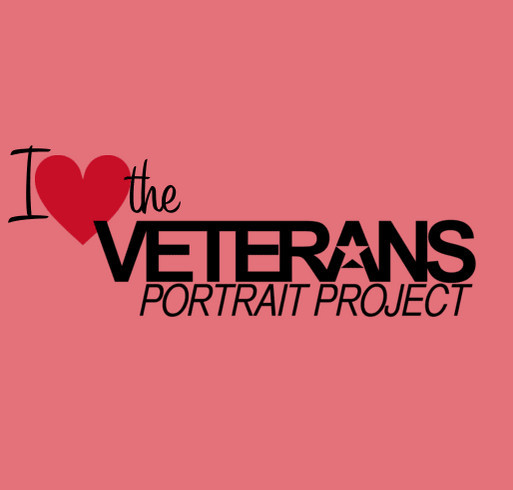 Veterans Portrait Project Love shirt design - zoomed