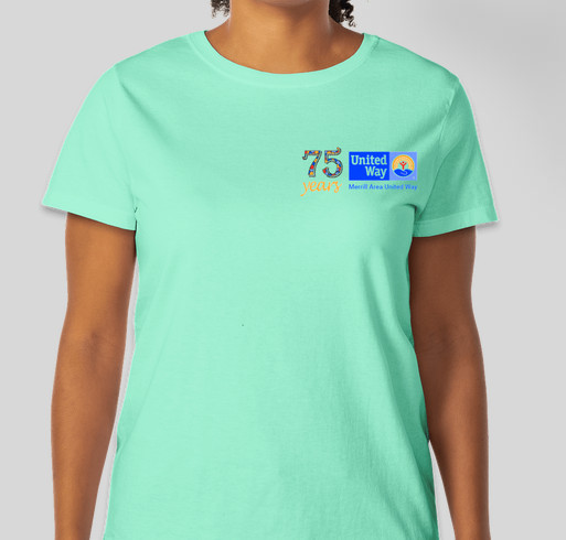 Merrill Area United Way 75th Anniversary! Fundraiser - unisex shirt design - front
