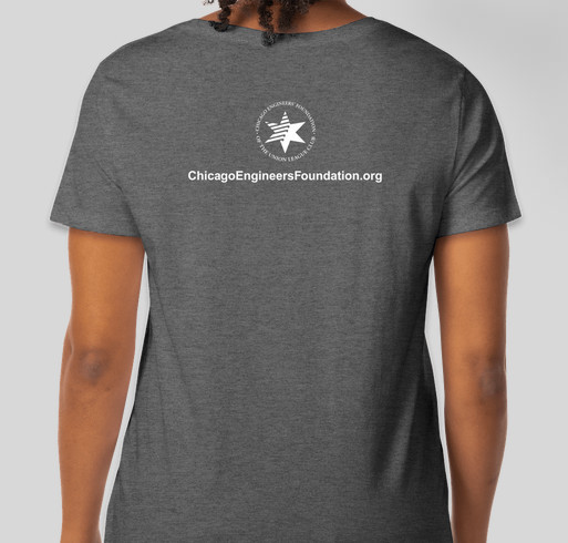 Chicago Engineers Foundation Gear Fundraiser - unisex shirt design - back