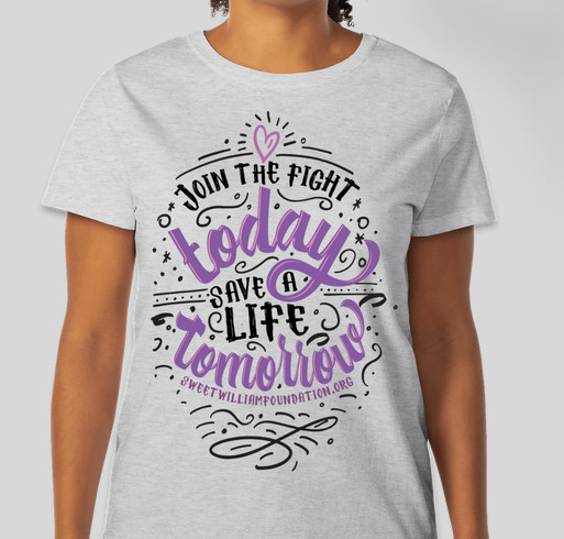 Join The Fight Women's Tee Fundraiser - unisex shirt design - front