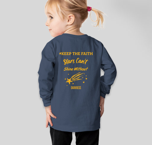 Faith's Fans Praying Hands Toddler Fan Fundraiser - unisex shirt design - back