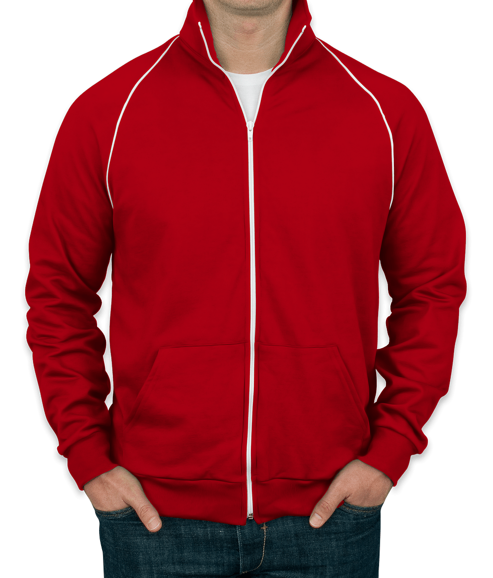 American Apparel Fleece Track Jacket 