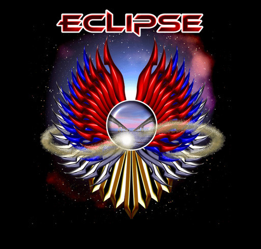 Eclipse recording fundraiser shirt design - zoomed