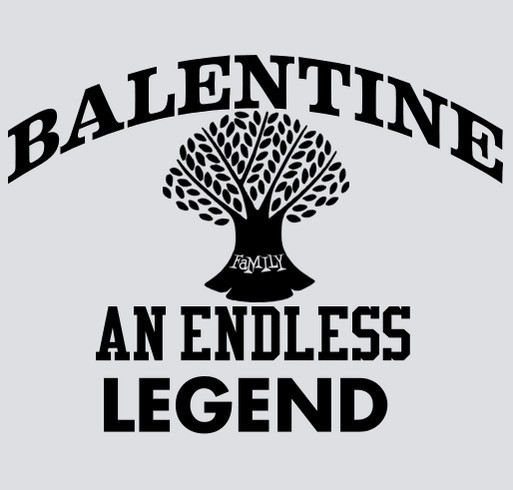 Balentine Family shirt design - zoomed