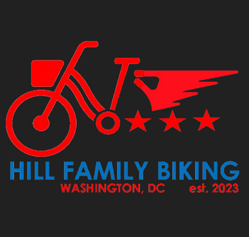 Hill Family Biking T-shirt Fundraiser - Only Chance in 2026 shirt design - zoomed