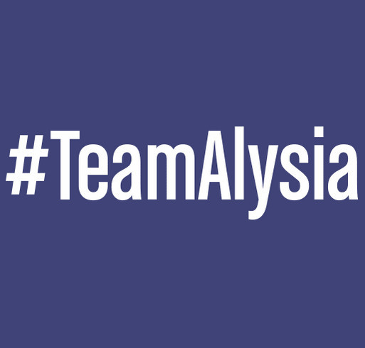 #TeamAlysia shirt design - zoomed