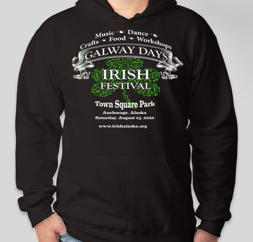 Irish Club of Alaska Galway Days Irish Festival Fundraiser Fundraiser - unisex shirt design - front