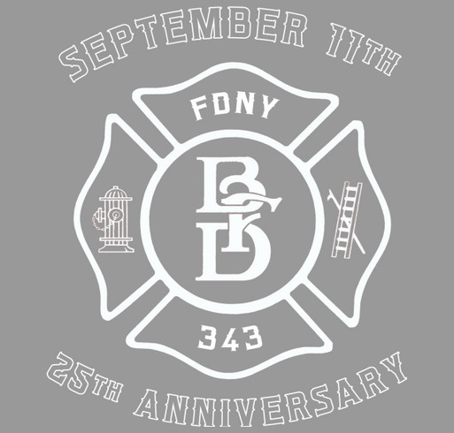 BFD 25th Anniversary 9/11 T-shirts shirt design - zoomed