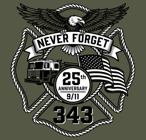 BFD 25th Anniversary 9/11 T-shirts shirt design - zoomed
