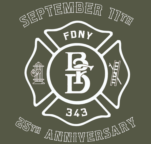 BFD 25th Anniversary 9/11 T-shirts shirt design - zoomed
