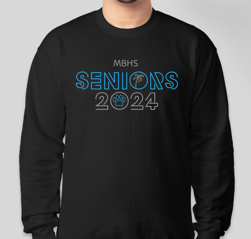 MBHS Class of 2024 Fundraiser - unisex shirt design - front