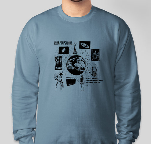 KBOO's 2024 Earth Day Fundraiser Fundraiser - unisex shirt design - front
