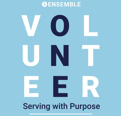 Serving with Purpose shirt design - zoomed