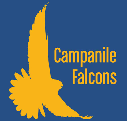 Campanile Falcons Winter Fundraiser Water Bottle shirt design - zoomed