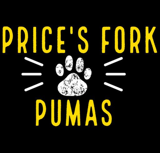 Price's Fork Elementary School Gear shirt design - zoomed