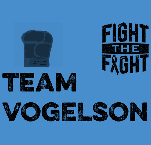 Team Vogelson Camp Kesem Fundraiser shirt design - zoomed