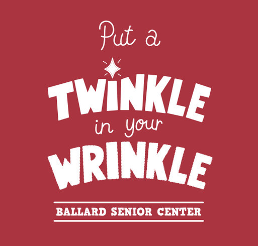 Ballard Senior Center Celebrates 50 years! shirt design - zoomed
