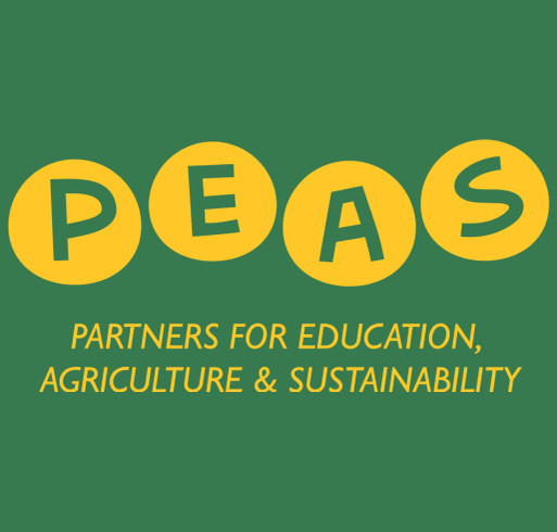 PEAS 15th Anniversary Hat shirt design - zoomed