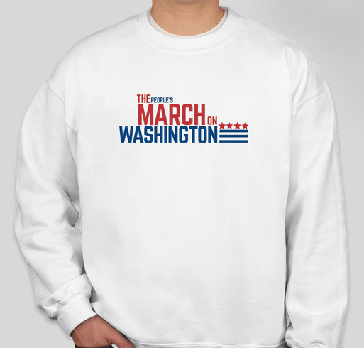 The People's March On Washington Official Swag Fundraiser - unisex shirt design - front