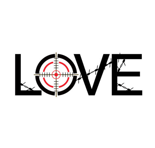 The LOVE Shirt by Humanity Over Vanity shirt design - zoomed
