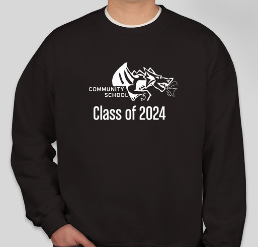 Class of 2024 8th grade Fundraiser - unisex shirt design - front