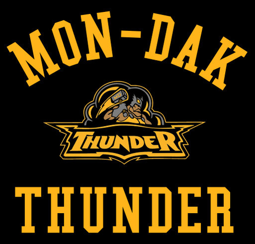 Thunder Basketball Tournament Shirts shirt design - zoomed
