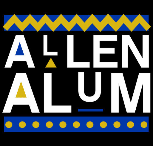 Allen University Pre-Alumni Council Fundraiser shirt design - zoomed