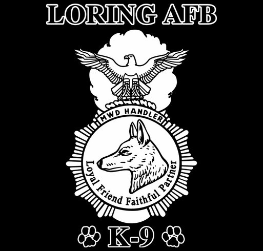 Loring K9 Sentry Dog Cemetery shirt design - zoomed