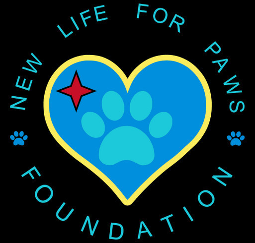 New Life For Paws- November 2025 shirt design - zoomed