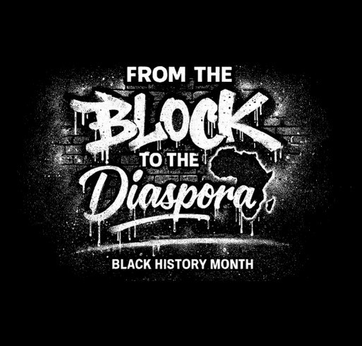 From the Block to the Diaspora 2026 shirt design - zoomed