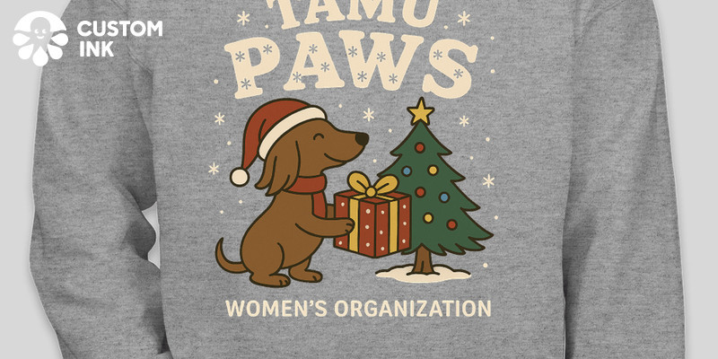Tamu Paws TAMU PAWS Sweatshirt Fundraiser Custom Ink Fundraising